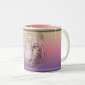 Weißer Tiger Mug02 Zweifarbige Tasse (VorderseiteRechts)