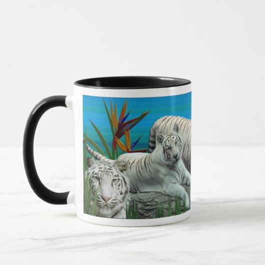 Weißer Tiger Mug03 Tasse (Links)