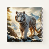 Weißer Tiger Notizblock (Rückseite)