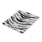 Weißer Tiger oder Zebra Striped Fliese (Seite)