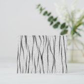 Weißer Tiger Postkarte (Stehend Vorderseite)