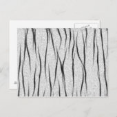 Weißer Tiger Postkarte (Vorne/Hinten)