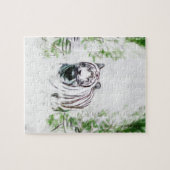 Weißer Tiger Puzzle (Horizontal)