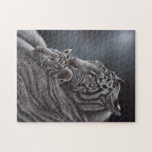 Weißer Tiger Puzzle (Horizontal)