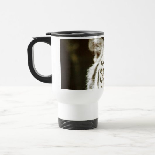 Weißer Tiger Reisebecher (Links)