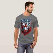 Weißer Tiger T-Shirt (Vorne ganz)