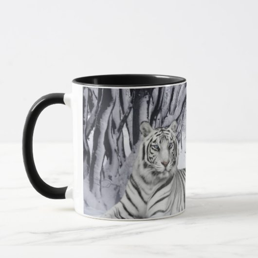 Weißer Tiger Tasse (Links)