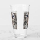 Weißer Tigerkopf Wildtier Ästhetik Glas (Rechts)
