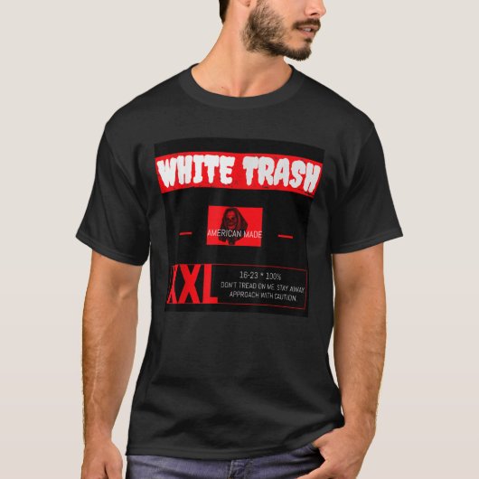 WEISSER TRASCH T Shirt (Vorderseite)
