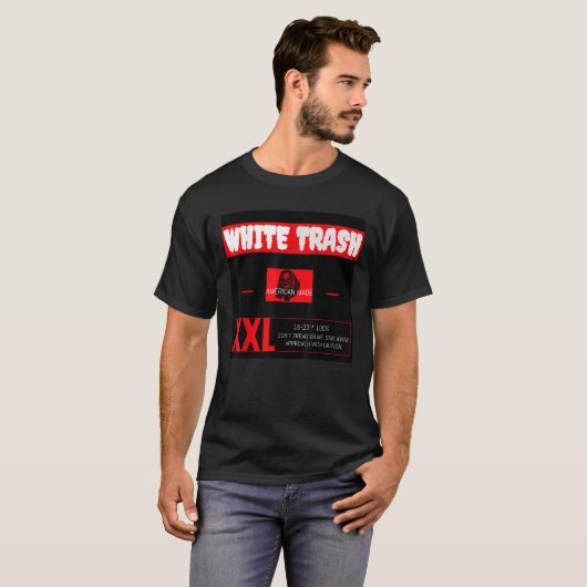 WEISSER TRASCH T Shirt (Vorne ganz)