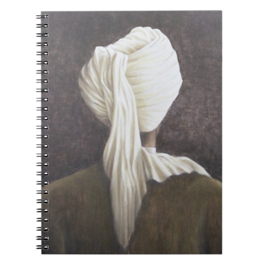 Weißer Turban 2005 Notizblock (Vorderseite)