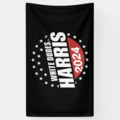 Weißer Typ für Kamala Harris 2024 Banner (Vertikal)