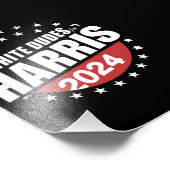 Weißer Typ für Kamala Harris 2024 Fotodruck (Ecke)