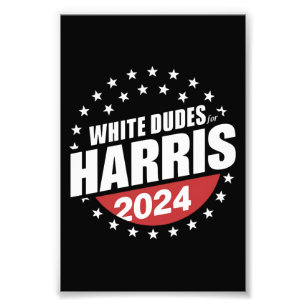 Weißer Typ für Kamala Harris 2024 Fotodruck