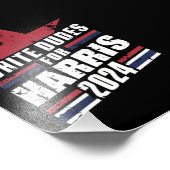 Weißer Typ für Kamala Harris 2024 Fotodruck (Ecke)