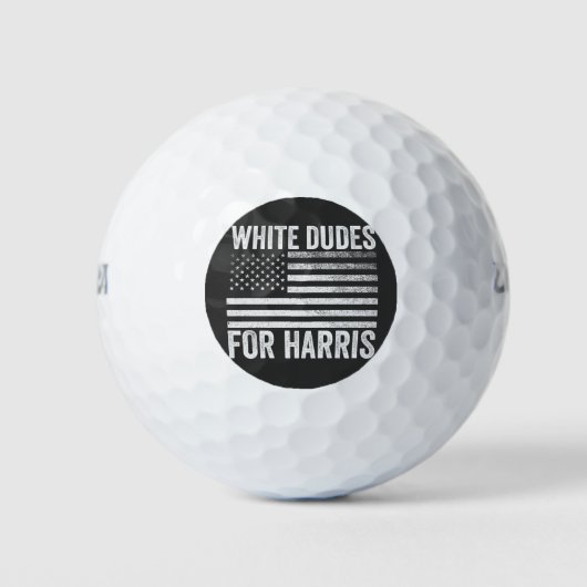 Weißer Typ für Kamala Harris 2024 Golfball (Vorderseite)