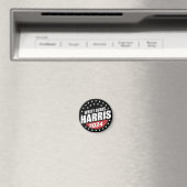 Weißer Typ für Kamala Harris 2024 Magnet (In Situ (Geschirrspüler))