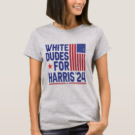 Weißer Typ für Kamala Harris 2024 T-Shirt