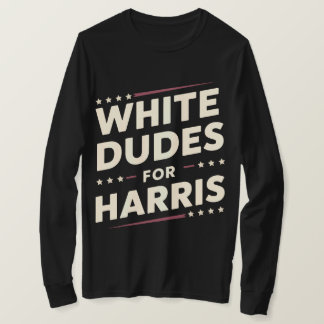 Weißer Typ für Kamala Harris Abstimmung 2024 T-Shirt