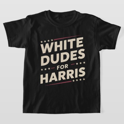 Weißer Typ für Kamala Harris Abstimmung 2024 T-Shirt (Ablage )