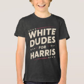 Weißer Typ für Kamala Harris Abstimmung 2024 Tri-Blend Shirt (Vorderseite)