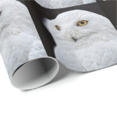 Weißer Uhu Geschenkpapier (Rolleneckpunkt)