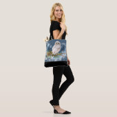 Weißer Uhu Tasche (Am Model)