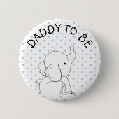 Weißer und blauer button (Vorderseite)