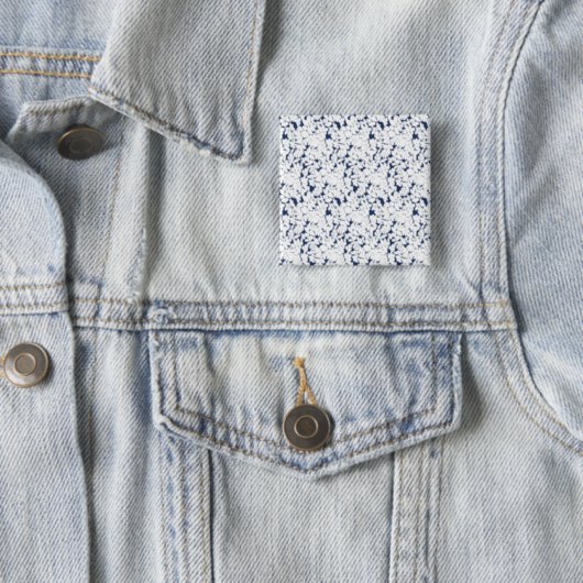 weißer und blauer Hintergrund mit einem Muster Button (Beispiel)