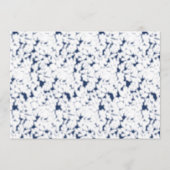 weißer und blauer Hintergrund mit einem Muster Programm (Vorderseite)