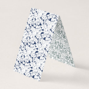 weißer und blauer Hintergrund mit einem Muster Visitenkarten