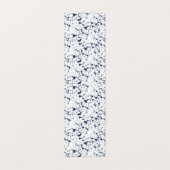 weißer und blauer Hintergrund mit einem Muster Visitenkarten (Außenseite Aufgefaltet)