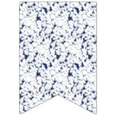 weißer und blauer Hintergrund mit einem Muster Wimpelkette (Erste Fahne)