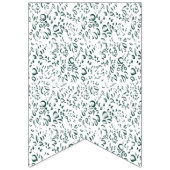 weißer und blauer Hintergrund mit einem Muster Wimpelkette (Dritte Fahne)