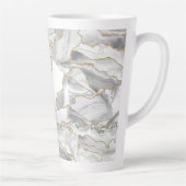 Weißer und Goldbarsch-Glitzer Milchtasse (Rechts)