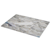 Weißer und Goldbarsch-Glitzer Schneidebrett (Ecke)