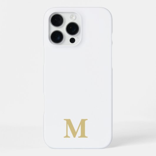 weißer und goldener benutzerdefinierter Name Anfan iPhone Hülle (Rückseite)