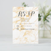 Weißer und goldener Marmor (Stehend Vorderseite)