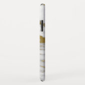Weißer und goldener Marmor Elegante Moderne Printm Case-Mate iPhone Hülle (Hinten/Rechts)