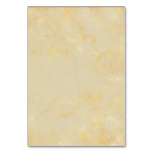 Weißer und goldener Marmor Tischnummer (Rückseite)