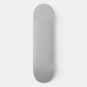 Weißer und grauer Kohlenstoff-Faser-Graphit Skateboard (Vorderseite)