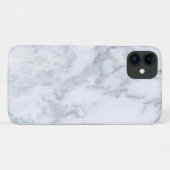 Weißer und grauer Marmor Case-Mate iPhone Hülle (Rückseite (Horizontal))