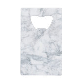 Weißer und grauer Marmor Geldbeutel Flaschenöffner (Rückseite)