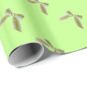 Weißer und grüner Bogen, hellgrüner Hintergrund Geschenkpapier (Rolleneckpunkt)