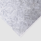 Weißer und hellgrauer Hintergrund gefroren Seidenpapier (Ausschnitt)
