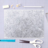 Weißer und hellgrauer Hintergrund gefroren Seidenpapier (Handwerk)