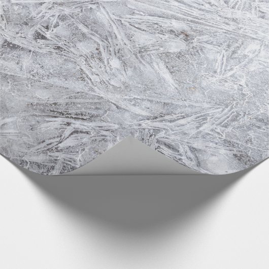 Weißer und hellgrauer Hintergrund Geschenkpapier (Ecke)