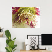 Weißer und Lila Hellebore Poster (Heimbüro)
