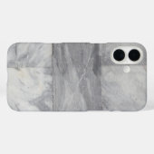 Weißer und schwarzer Marmor Case-Mate iPhone Hülle (Rückseite (Horizontal))