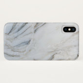 Weißer und schwarzer Marmor Case-Mate iPhone Hülle (Rückseite (Horizontal))